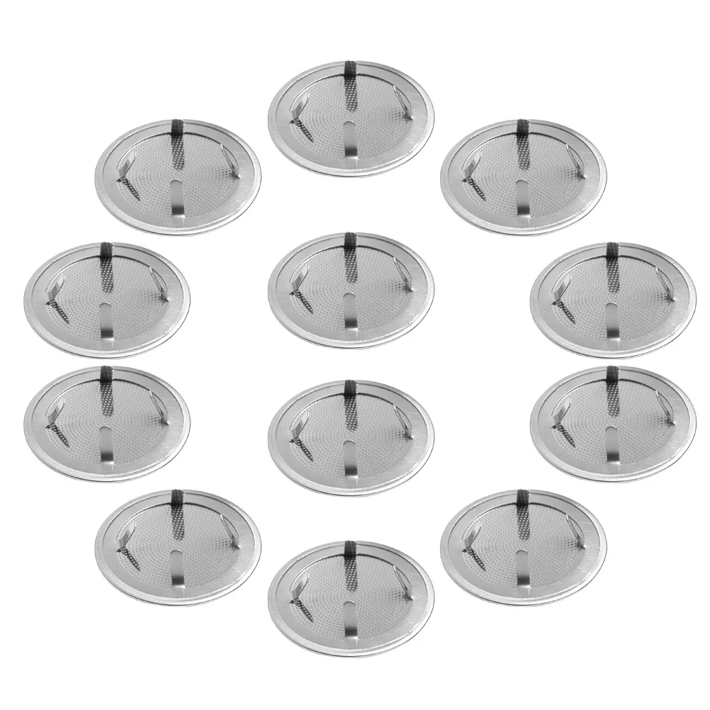 

12Pcs Loose Tea Strainer Stainless Steel Mesh Filter Reusable Tea Pot Insert Accessory Leaf Mesh Coffee Strainer