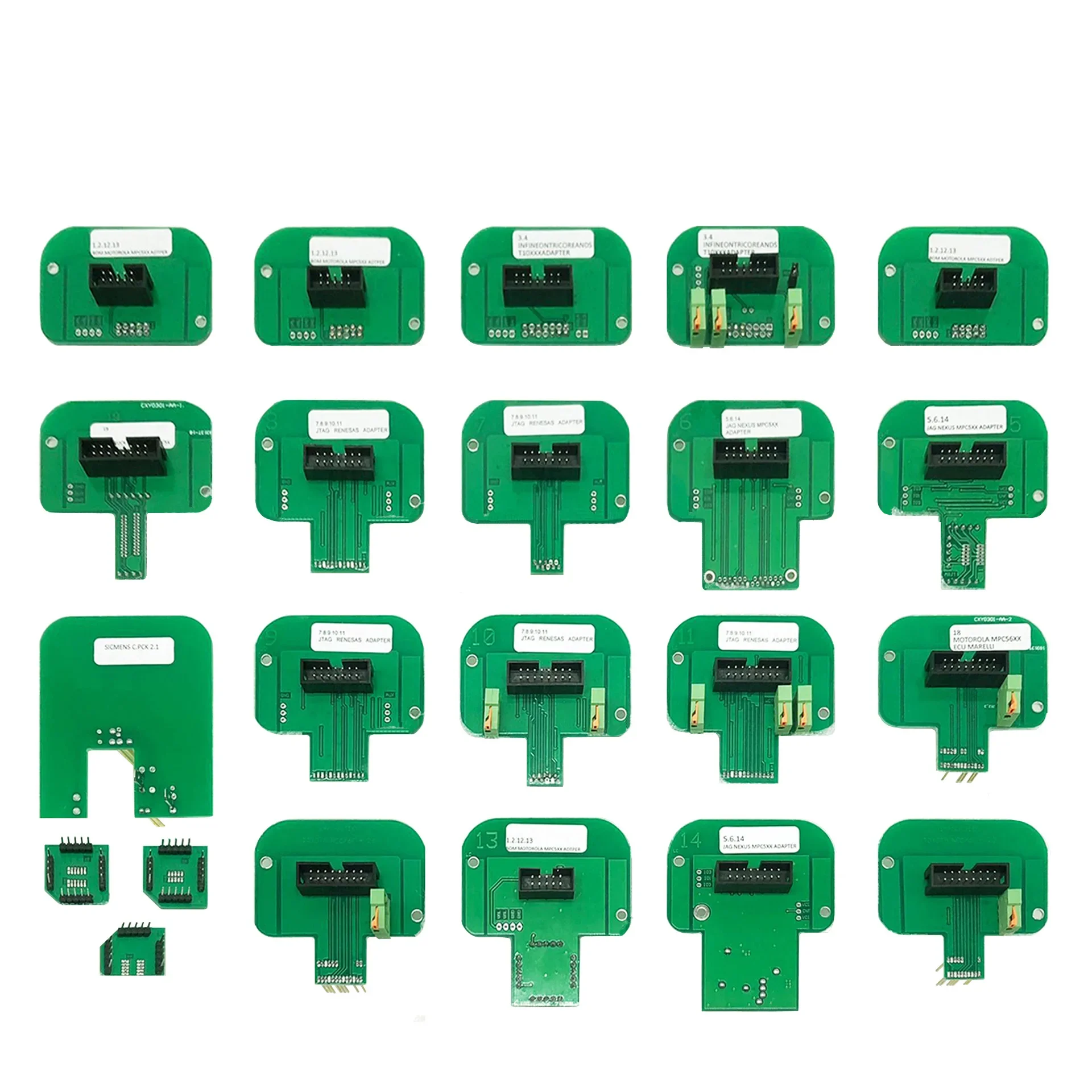 22pcs BDM Adapters Full Set for KTAG KESS FGTECH BDM100 Programmer Probe Adaptor ECU RAMP Chip Tuning Tool for Bootloader ST10xx