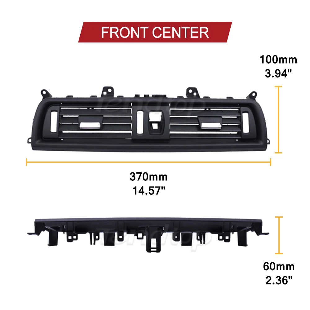 LHD Front Console Grill Dash AC Air Conditioner Vent Outlet Grille Cover For BMW F10 F11 F18 520i 523i 525i 528i 535i