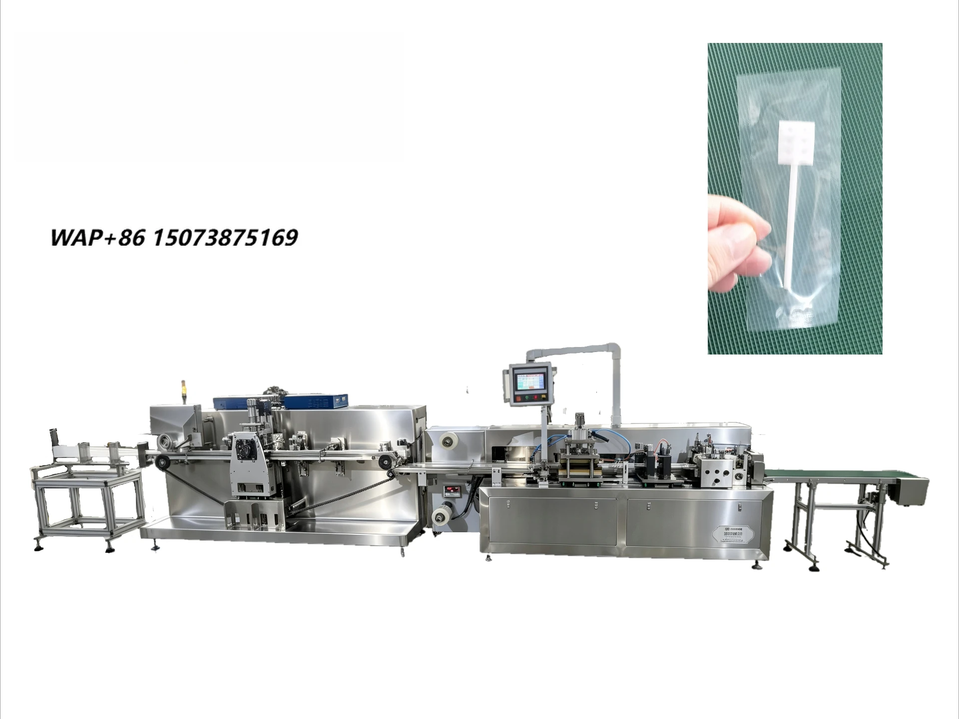 New Design Fully Automatic Swab Making Packaging Machine Bud Q-Tip Production Line Medical Cosmetic