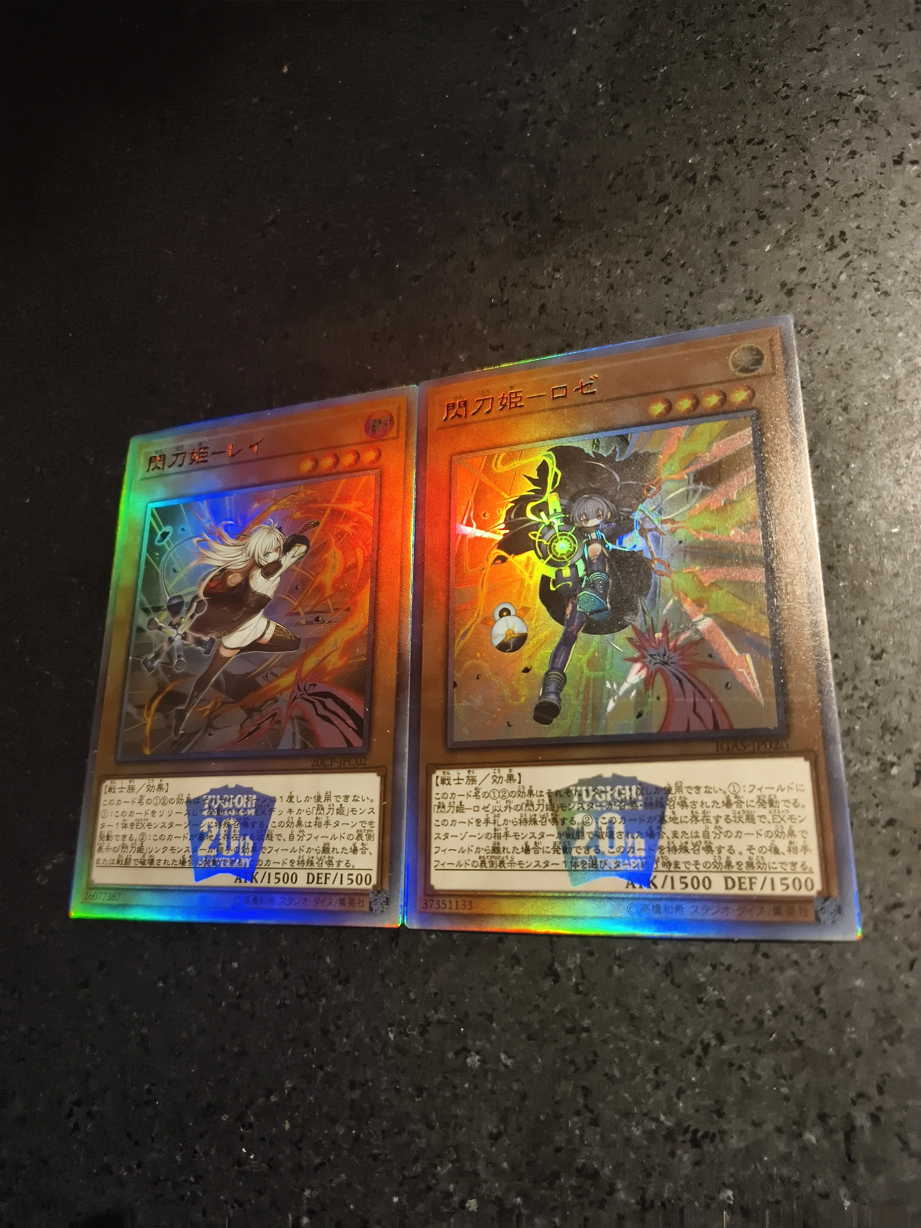 

2 шт./компл. своими руками Ю-ги-О! Sky Striker Ace Self Control Collect Signature Trading Флэш-карта Аниме Мультфильм Подарок