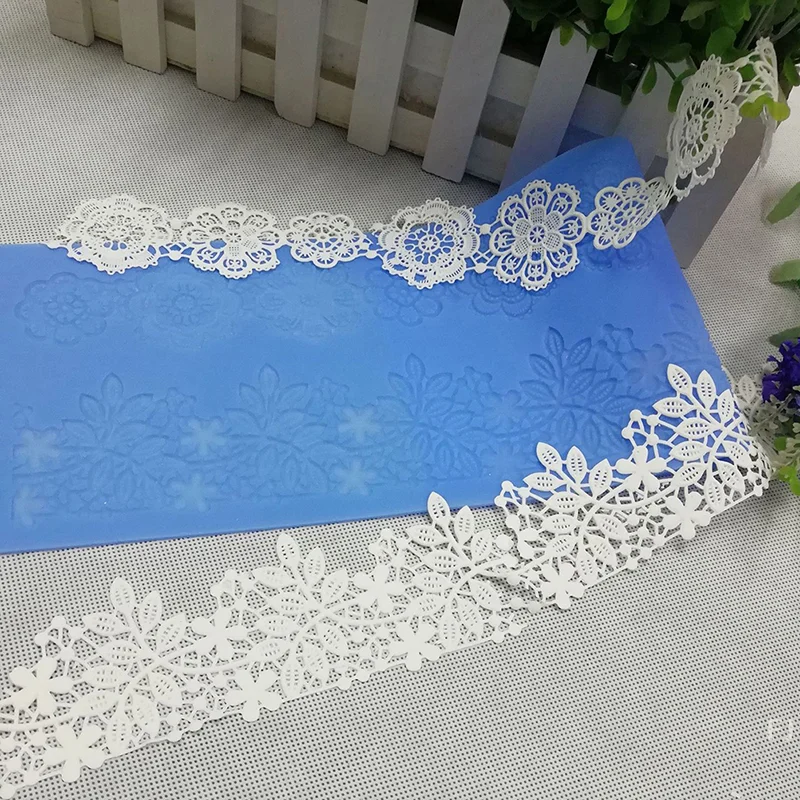 

[YU] Silicone Mold Rose Damask Silicone Lace Mat Fondant Cake Mould Cake Decorating Tool Sugar Dress Chocolate Gumpastes Tools