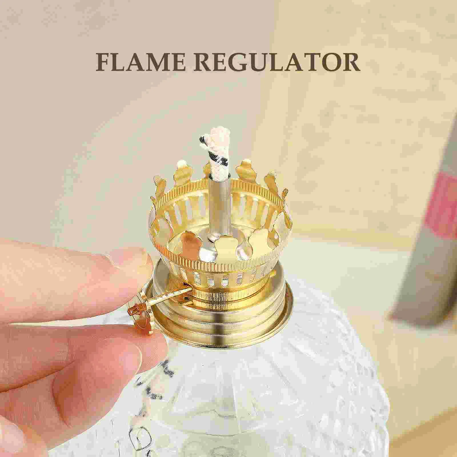 2 Pcs Oil-burning Lantern Lighting Tool Lamp Indoor Glass Kerosene Table