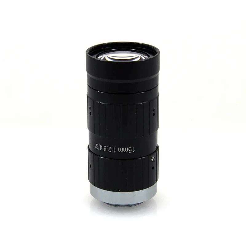 

4/3" 16mm C Mount Industrial Camera Lens 8MP 4K F2.8 Low Distortion Machine Vision Lens For High Quality Network Camera SL-0177