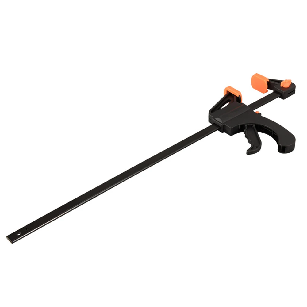 

Woodworking F Clamp Quick Grip Bar Clamps with Rubber Pad Speed Squeeze Quick Ratchet Release Clip Wood Carpenter Tool