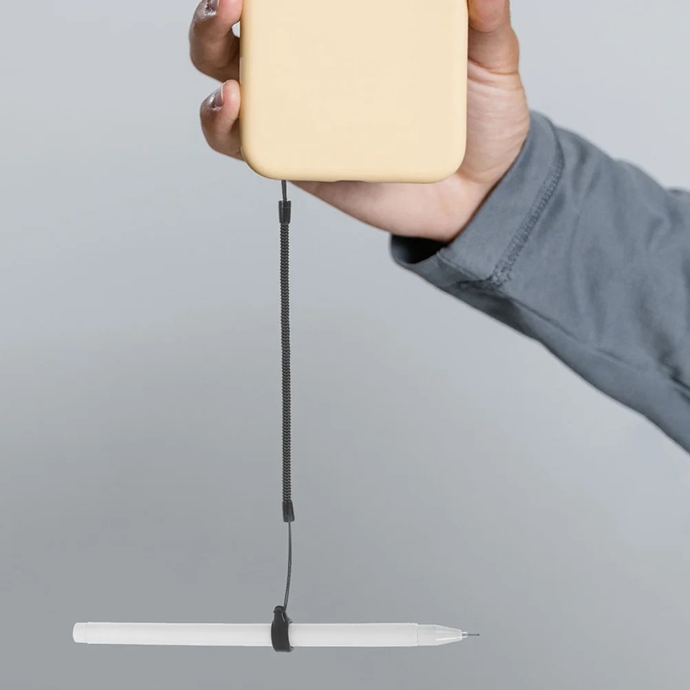 

8Pcs Retractable Stylus Pen Lanyard Anti-Loss Spring Strap Secure Mobile Phone Attachment Sleek Functional Everyday Carry