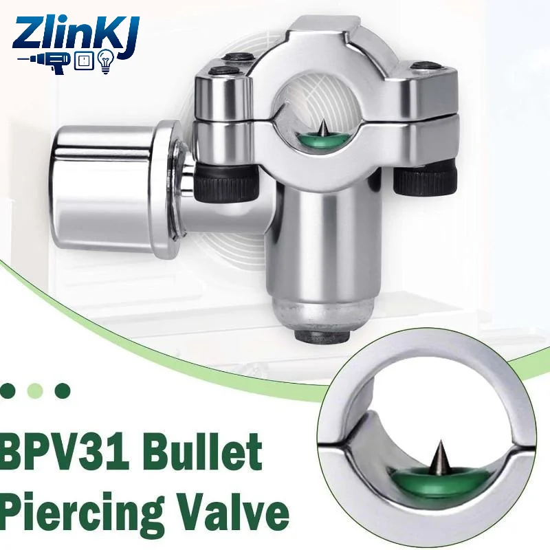 Easy Operation BPV-31 Line Tap Piercing Valve Heavy Duty Puncture Valve for HVAC Refrigeration Repair Use