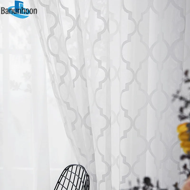 Special Offer Hot Sale Curtain Lace Mesh Tulle Screen For Bedroom Pattern Sheer In Living Room Bed Drapes All-match Yarn