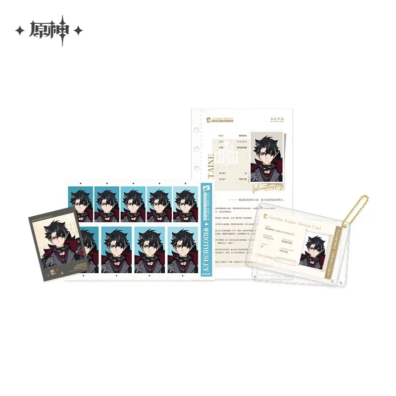 Genshin Impact Official Reflections of Time Series Cartoon Anime and Video Game Merchandise Document Set Gifts