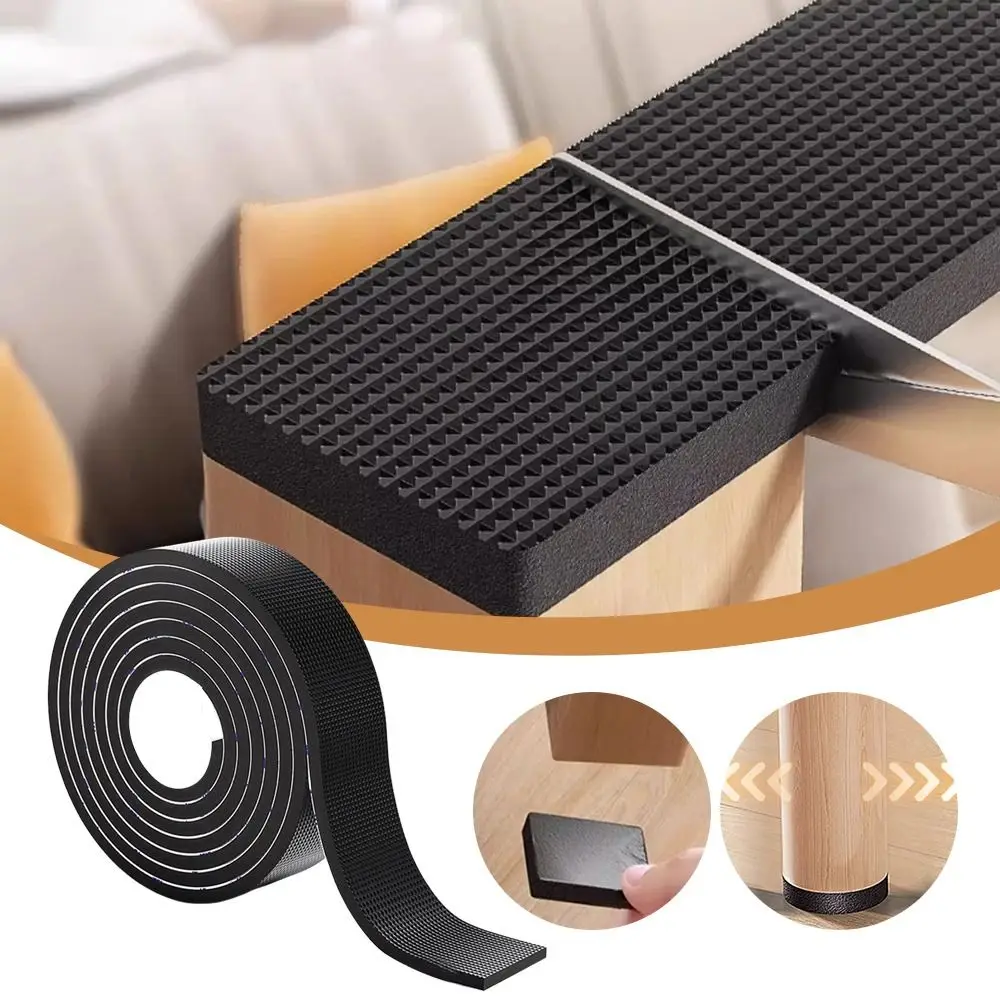New Self Adhesive Furniture Leg Pad Anti Slip Anti-collision Rubber Pads Table Feet Mats for Sofa Floor Protector