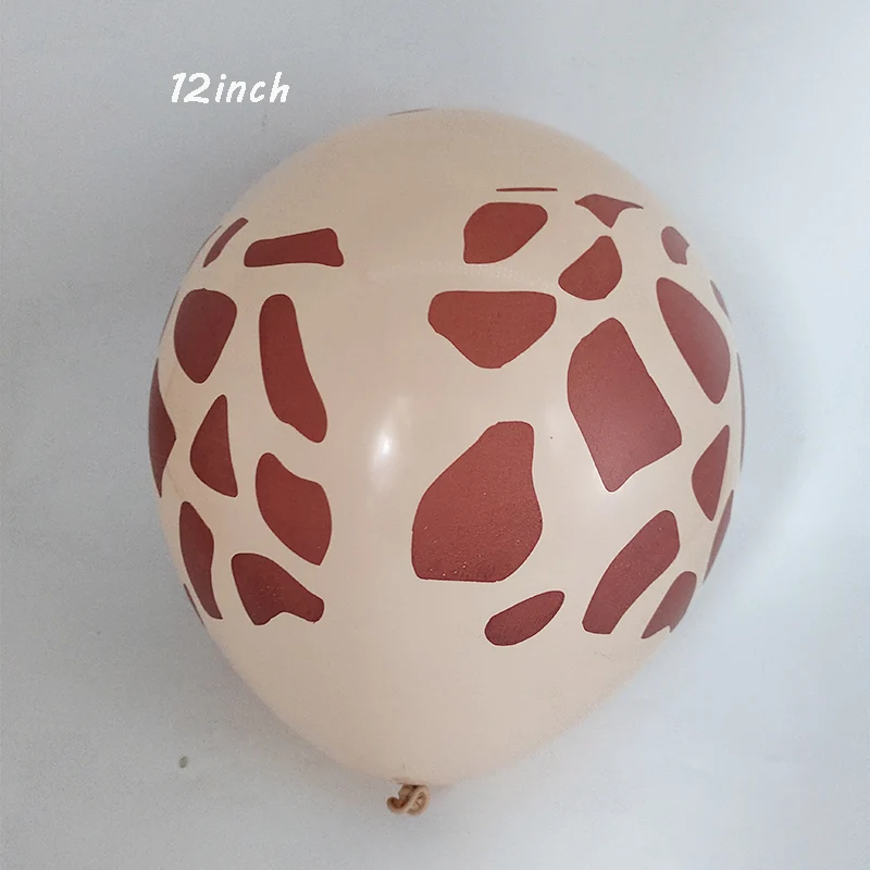 20pcs/set Tiger Leopard Zebra Print Animal Latex Balloons Baby Shower Party Decor Globos Kids Jungle Birthday Decoration Supplie