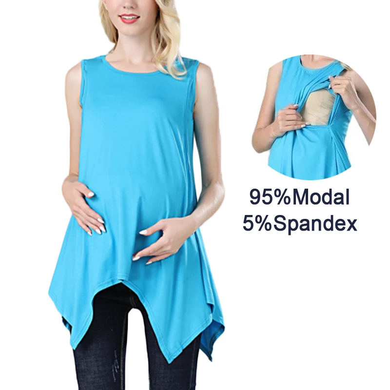 

Летняя одежда для беременных, майка для беременных, топы на бретелях для грудного вскармливания, майка для послеродового периода, женские футболки для кормящих мам