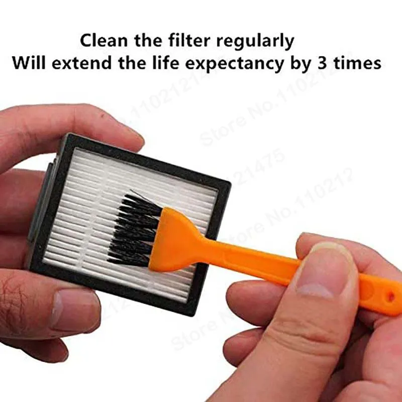 استبدال مرشحات Hepa متوافقة مع I7 IRobot Roomba I7 + E5 E6 مجموعات المكنسة الكهربائية ملحقات فلتر Hepa