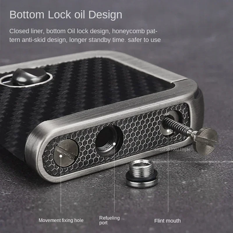 New HONEST Kerosene Lighter Male Windproof Creative Personality, High-end Vintage Lighter, Kerosene As A Gift To Boyfriend