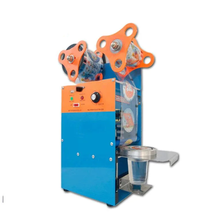 Plastic Cup Sealing Machine Milk Tea Packing Sealer for Standard Cup with Counting Function ET-D9