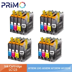 LC123 LC-123 LC 123 LC121 Ink Cartridge Compatible for Brother MFC J4410DW J4510DW J4610DW J4710DW J470DW J6920DW