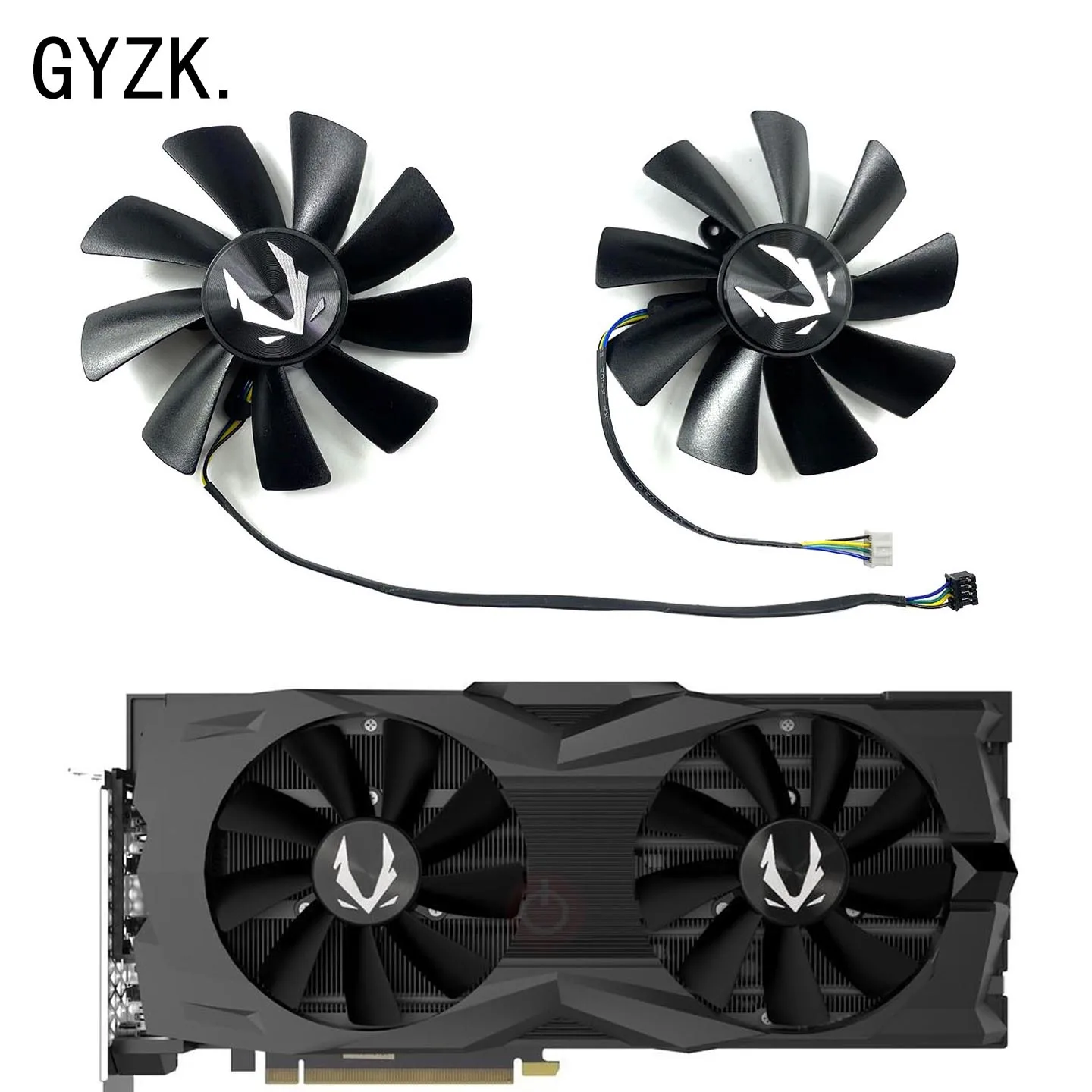 For ZOTAC RTX2080 2080S 2080ti AMP Graphics Card Replacement Fan GAA8S2U