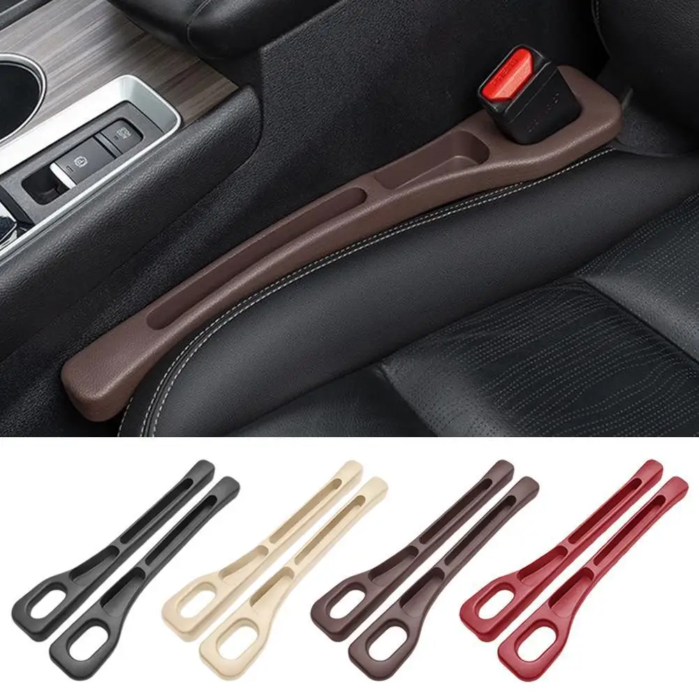 2Pcs Car Seat Gap Filler Universal Center Console Seat Gap Plug Strip Side Seam Leak Proof & Anti-falling Storage Organizer