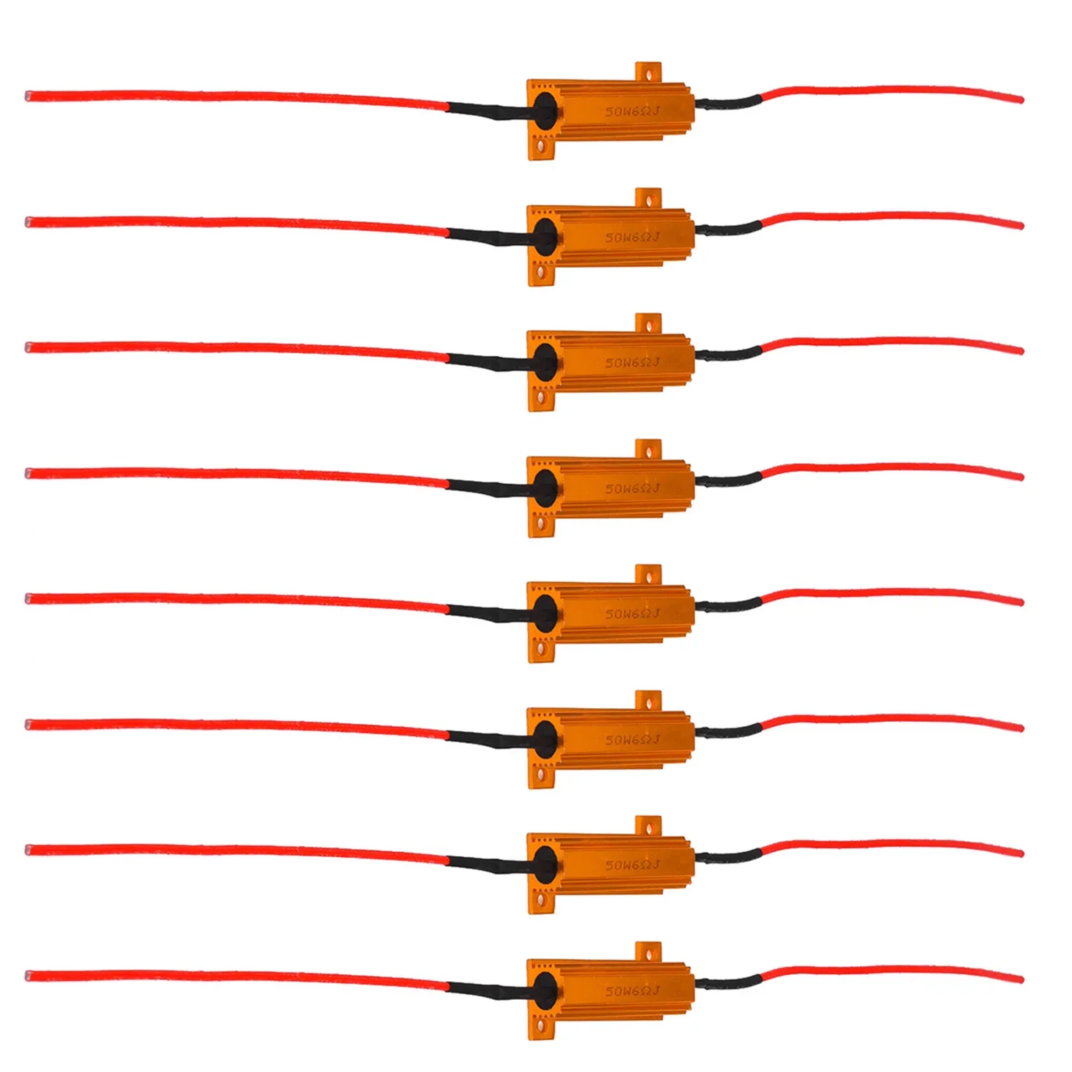 

Trucks Load Resistors Turn Decoder Error Code Fix Signal T-Taps equipment Car Accessories Golden Bulb Turn Signal