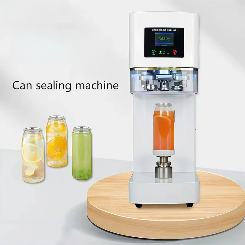 

Fully Automatic Can Sealing Machine Bubble Tea and Beverage Cup Sealing and Aluminum Can Packaging Machine Commercial Beverage C