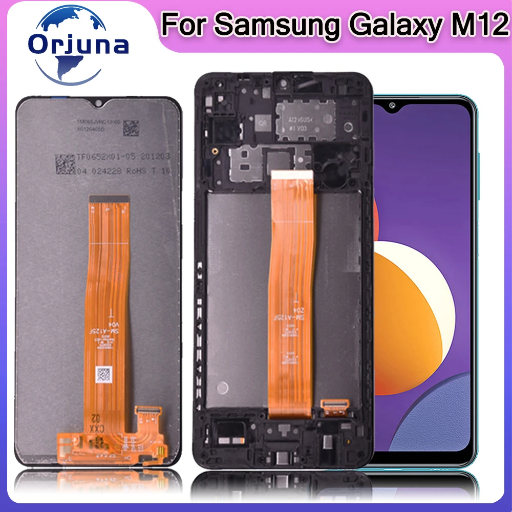 6.5‘’ OEM LCD Display For Samsung Galaxy M12 M127 LCD Touch Screen Digitizer Assembly for SM-M127F/DSN Galaxy M12 LCD Display