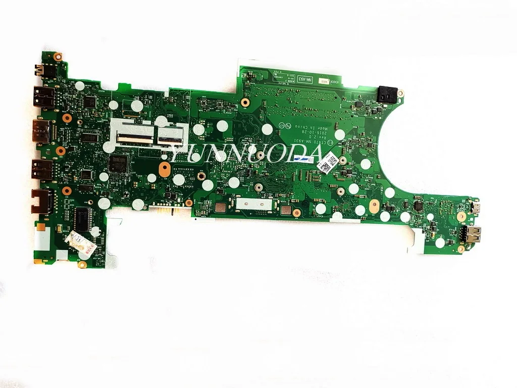 CT470 NM-A931 For Lenovo ThinkPad T470 Laptop Motherboard   Wtih i3 i5 i7 6th 7th CPU 100% Teste