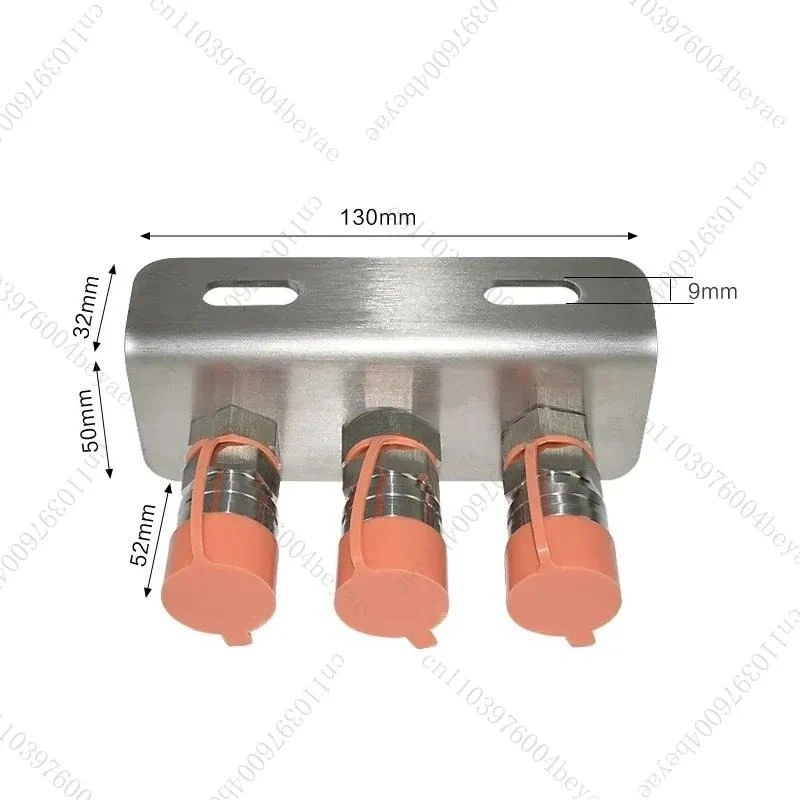 RV quick connection plug 304 stainless steel movable quick plug, gas quick connection, municipal water inlet and outlet