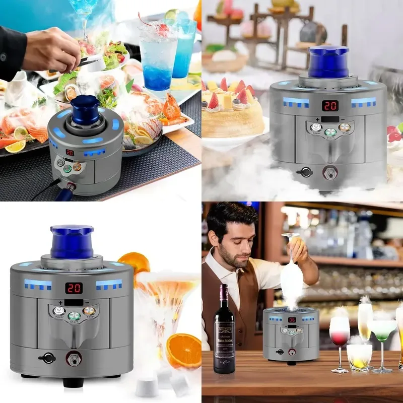 Double automatic two-in-one function bartending equipment glass chiller cocktail bar machine