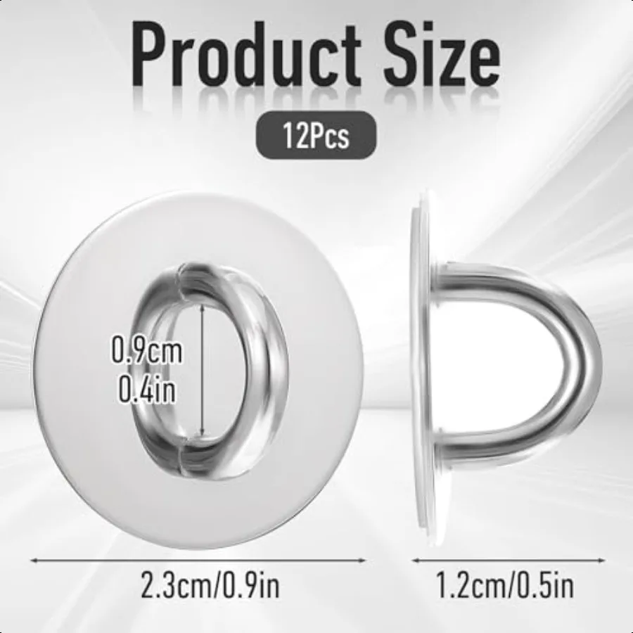 12 pezzi gancio per ciondolo per telefono anello per dito in metallo Sier supporto adesivo rotondo per impugnatura per dito per telefono carino anello per impugnatura universale per telefono