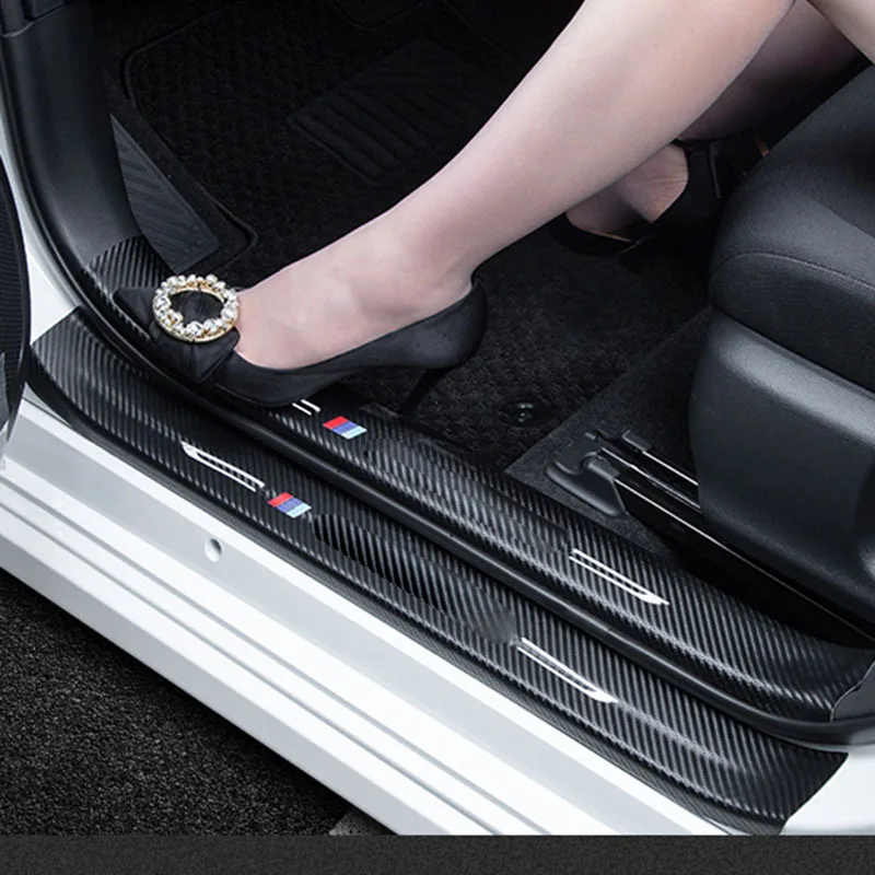 

8 шт. защитных наклеек на пороги для Hongqi Ousado H5 2023-2025, легко моются