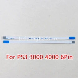 10pcs interruttore di accensione/spegnimento di alta qualità ripristina cavo a nastro 6 pin 4K 4000 per ps3 Playstation 3 super slim