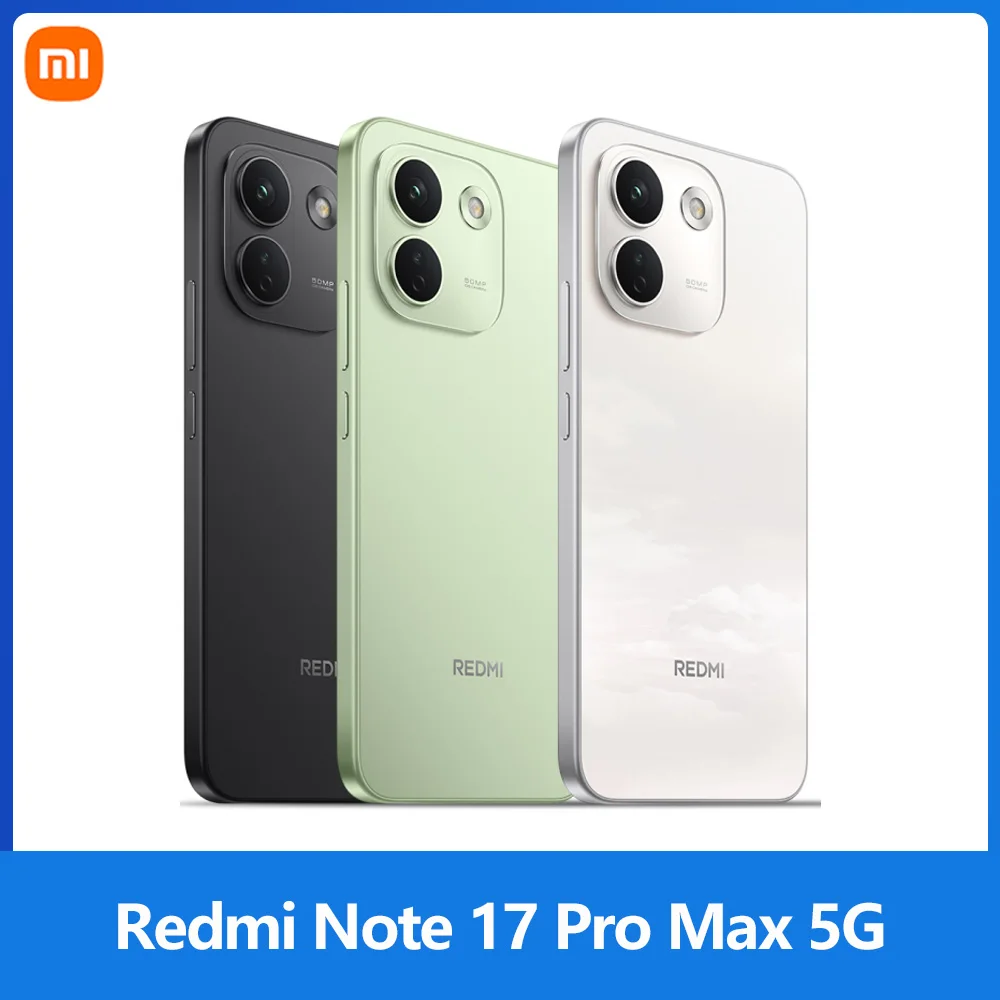 Xiaomi Redmi Note 17 Pro Max 5G, NFC, Snapdragon ®   6ª Geração 5, 6.83", C