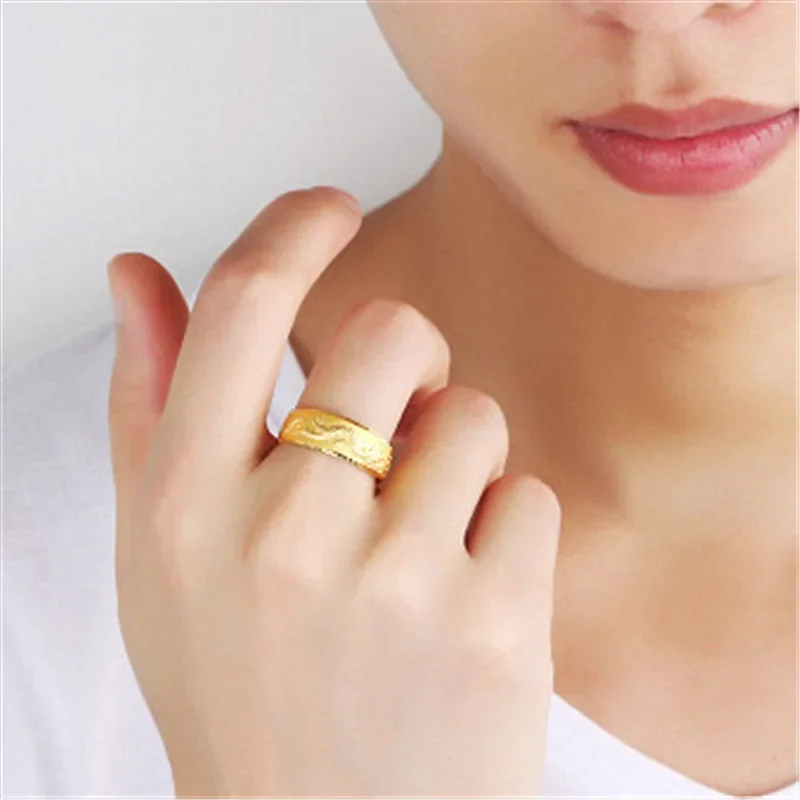 Anillos Ring For Man Luxury Engraving Dragon Adjustable Ring Fashion Jewelry Male Two Color Gold Finger Gift Tentacles 반지