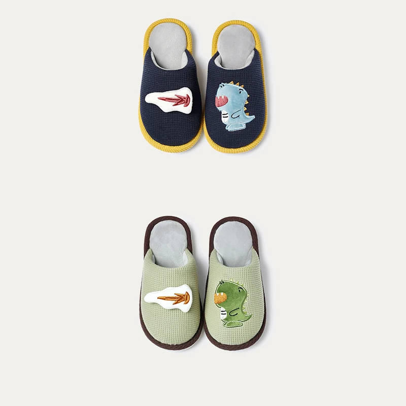 

Cheerful Mario Children winter cotton slippers Cartoon animals Boys and girls Indoor slippers
