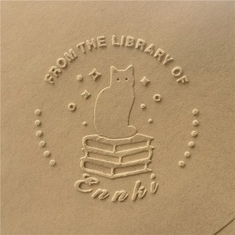 Personalized Book Embosser Custom Library Embosser Seal Customized This Book Belongs To,Custom Book Stamp from the library of