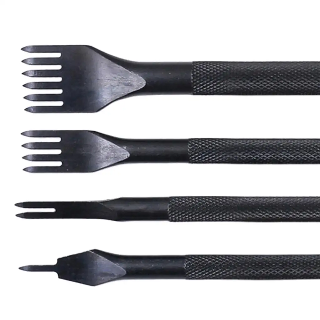 4pcs 3mm Leather Punching Punching Tools Punching Tool 1 + 2