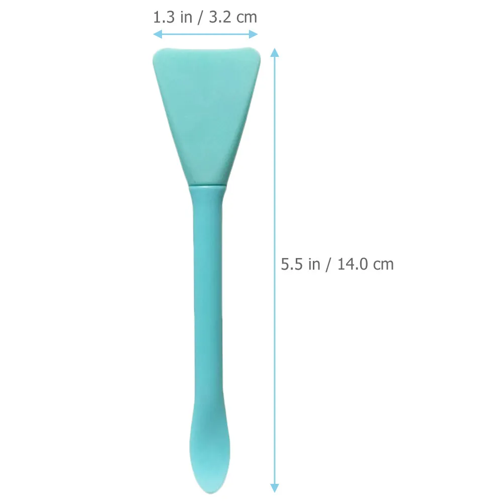 10Pcs Silicone Face Mask Applicator Dual End Mud Mask Brush for Facial Creams Moisturizers Even Distribution Travel Friendly