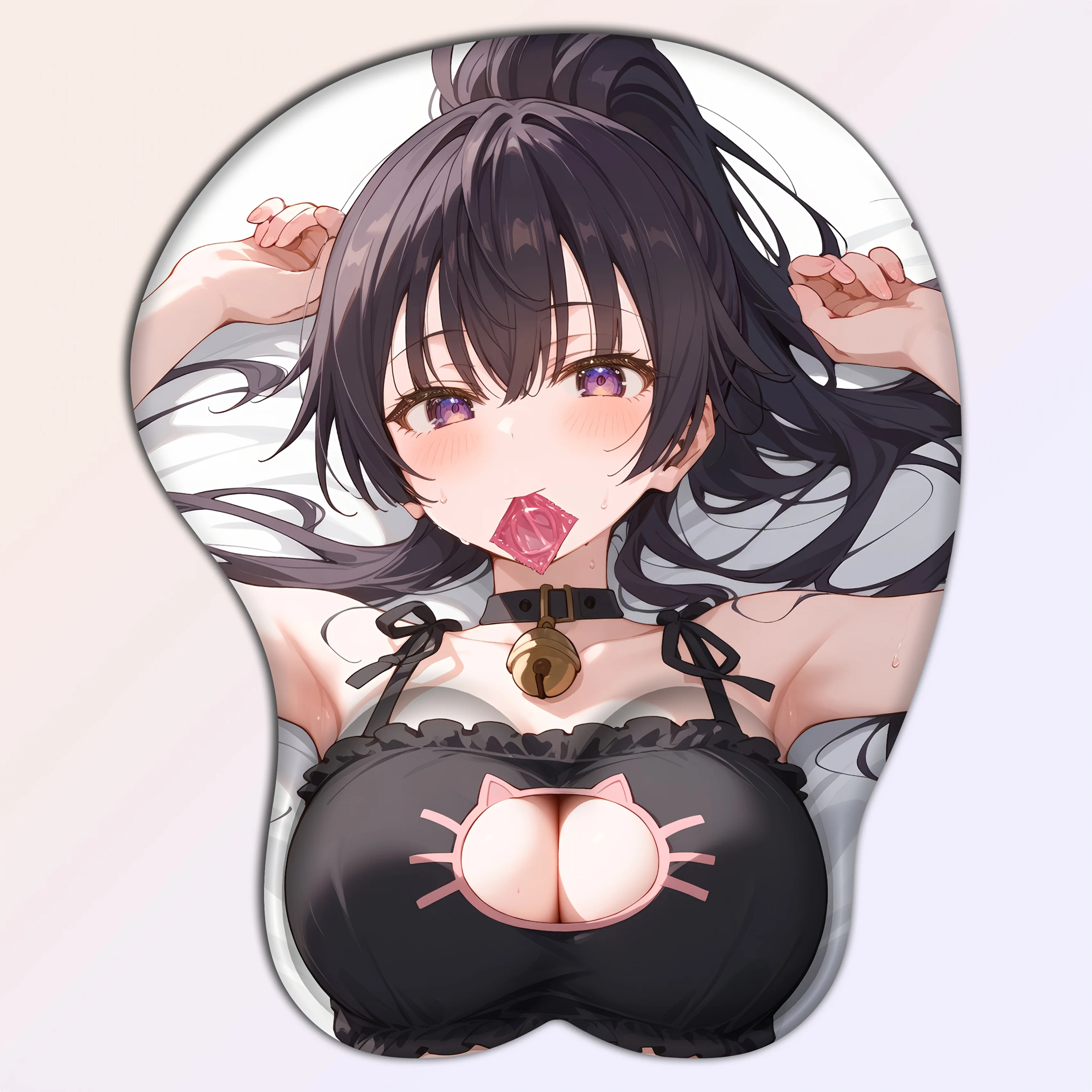 

Yuki Suou 3D Anime Cartoon Mouse Pad Silicone Ergonomic with Wrist Support Comfortable and Durable Gaming Pad home Office