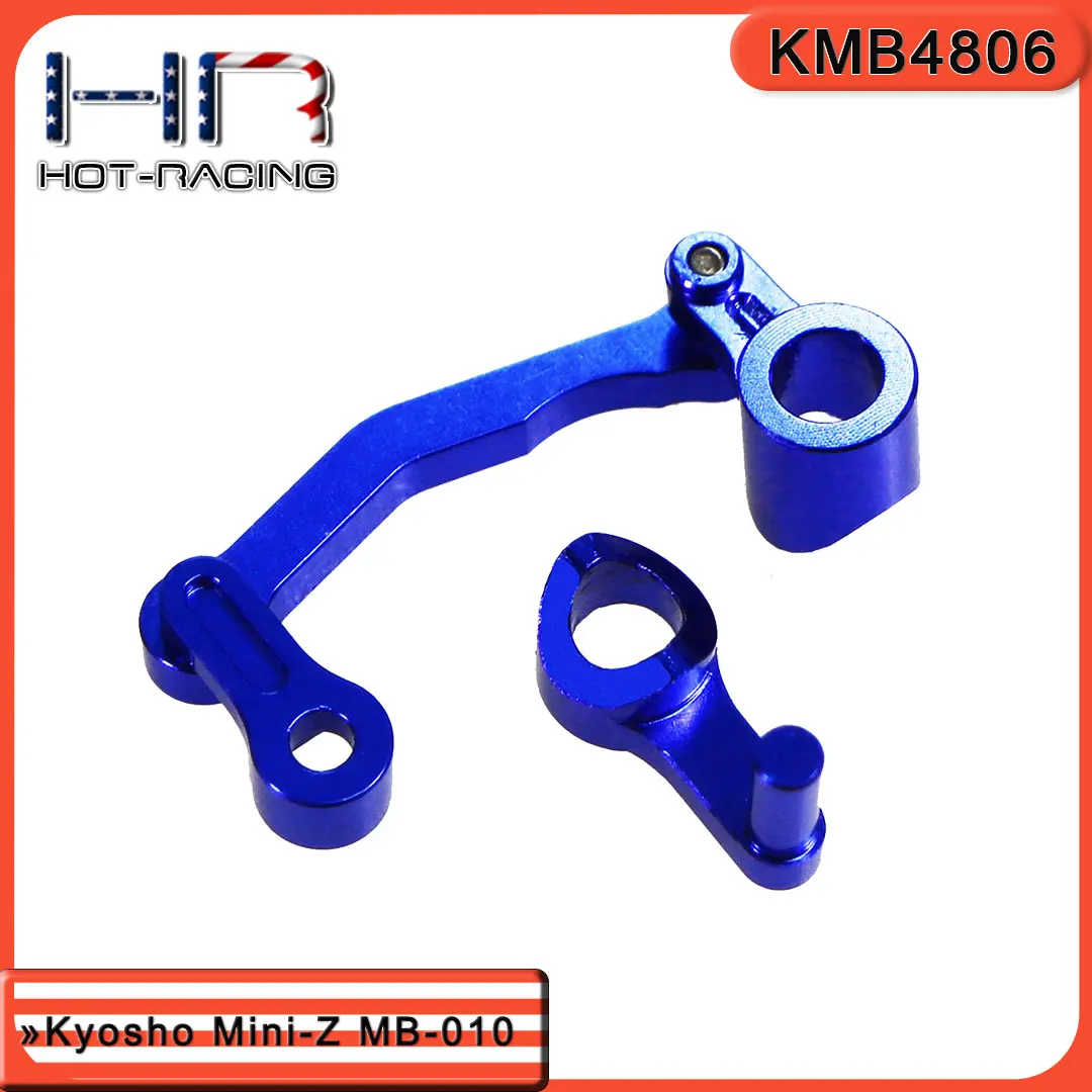 Hot Racing Aluminum Steering Kit for Kyosho Mini-Z Buggy MB-010 1/28 Upgrade