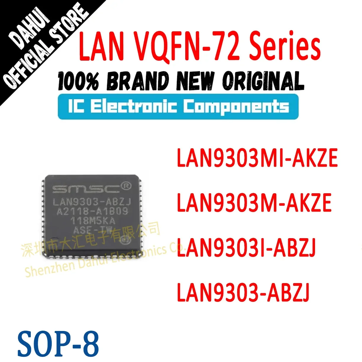 

LAN9303MI-AKZE LAN9303M-AKZE LAN9303I-ABZJ LAN9303-ABZJ LAN9303MI LAN9303 LAN Ic chip CPLD FPGA In Stock 100% New Originl