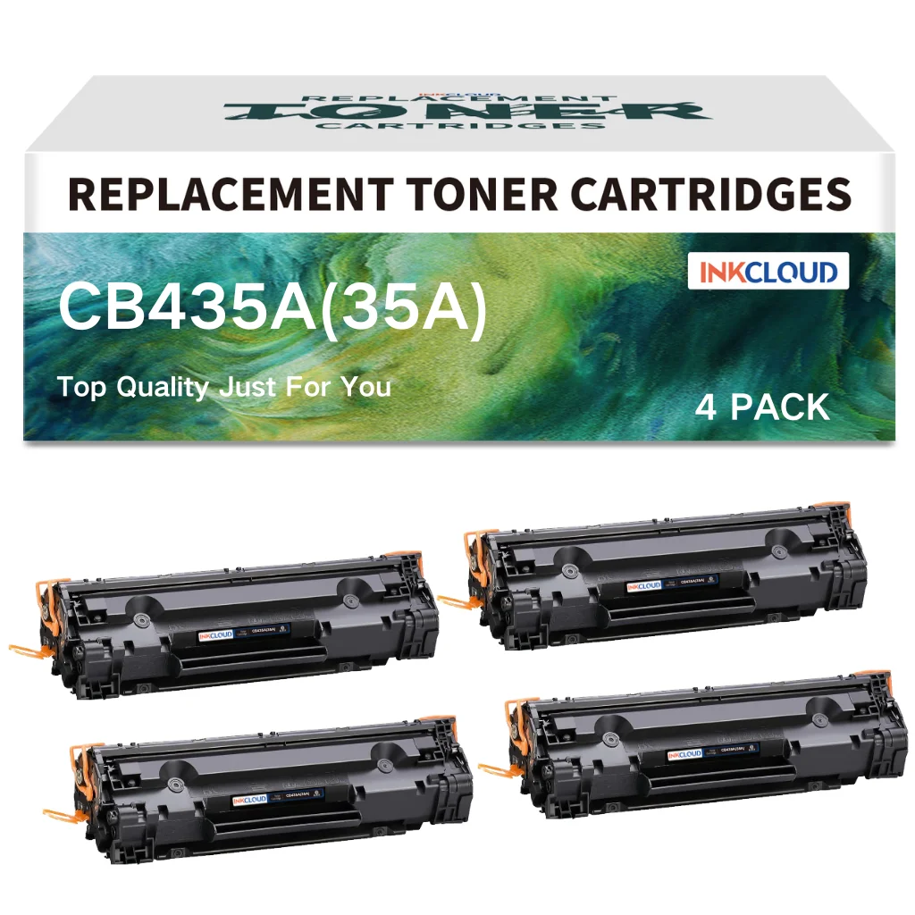 

INKCLOUD 35A CB435A Compatible Toner Cartridge High Yield Replacement for HP 35A CB435A for P1006 P1009 P1002 P1003 P1004 P1005