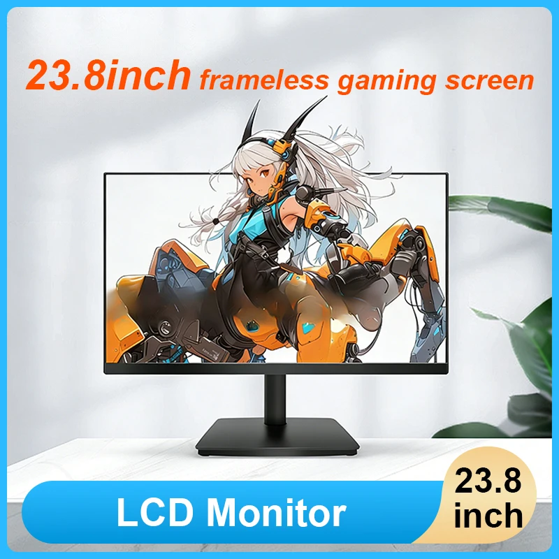 

23,8-дюймовый игровой монитор Full HD 1920x1080 165 Гц IPS с ультратонкой рамкой для настольных ПК, ноутбуков, PS5, Xbox для профессионалов