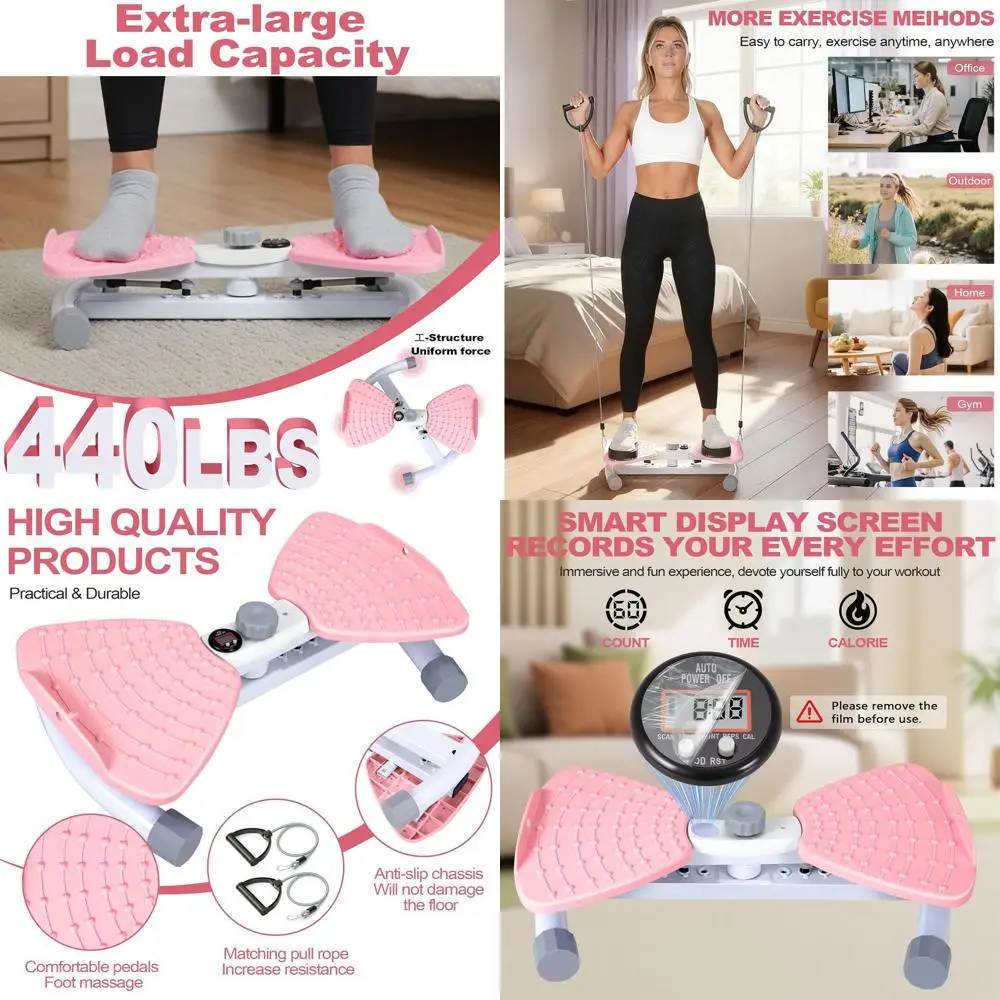 Faja Reductora Resistente con Pantalla LED para 200 kg, Fortalece el Abdomen y Adelgaza la Cintura para Hombres y Mujeres