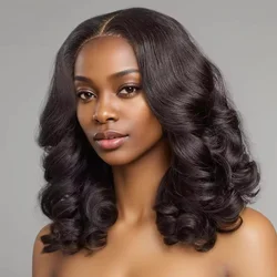 Body Wave 4x4 Transparent Lace Front Bob Wig 13x4 Human Hair Wigs 180 Short LooseBody Wave TPart Lace Frontal Bob Wigs For Women