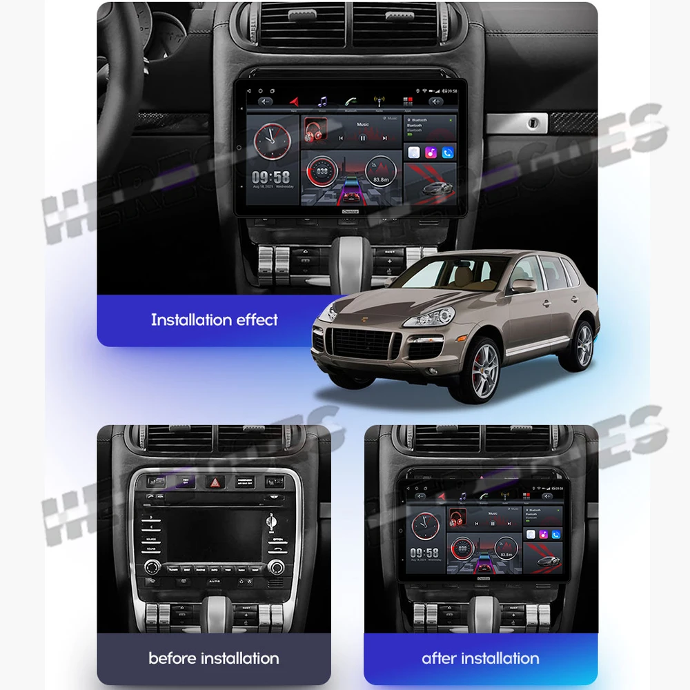 360 Camera 6+128G Autoradio For Porsche Cayenne 2002-2010 Car Radio Multimedia Player GPS Stereo 1920*1080 IPS 4G LTE Navigation