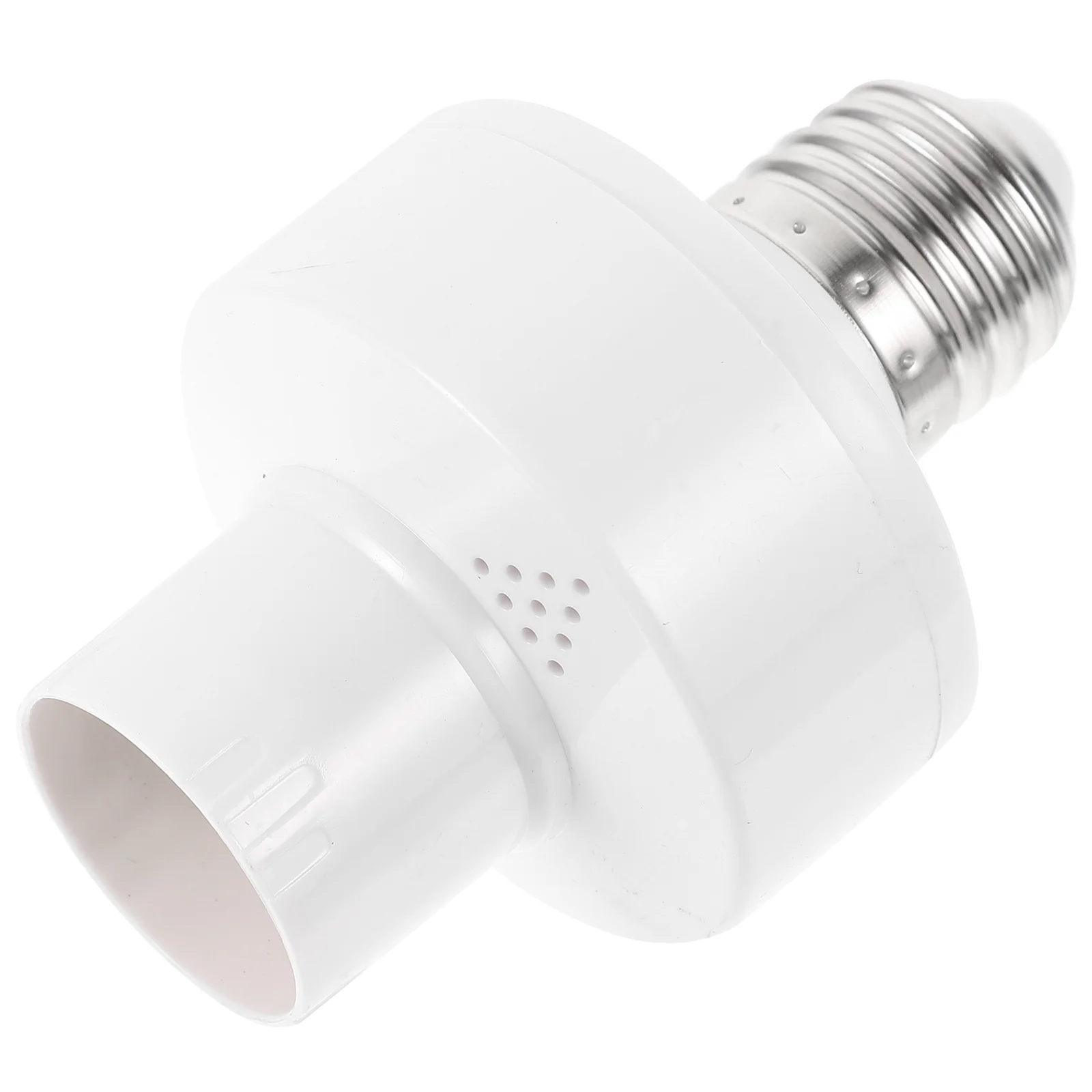 Voice Control Holder E27 Smart Bulb Adapter For Garage Basement Bedroom Workshop No App Needed E27 Lamp Socket Light