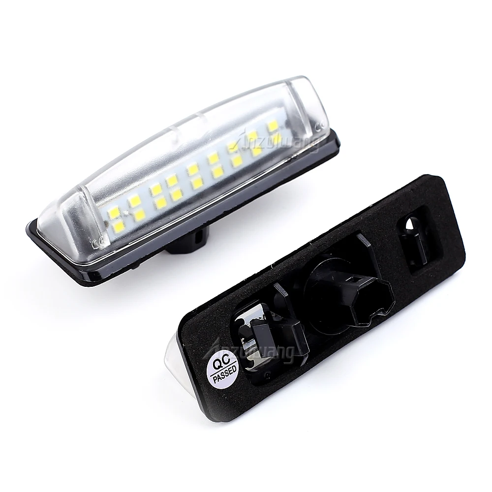 2Pcs CanBus LED License Plate Lights for Toyota Camry/Aurion Avensis Verso Echo Prius LEXUS Is200 / Is300 1999~2005 Number Lamp