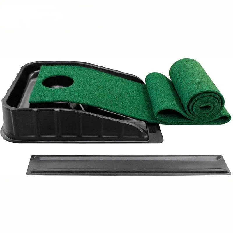 PGM Mini Golf Green Putter Mat Portable Indoor and Outdoor Golf Practitioner PM002