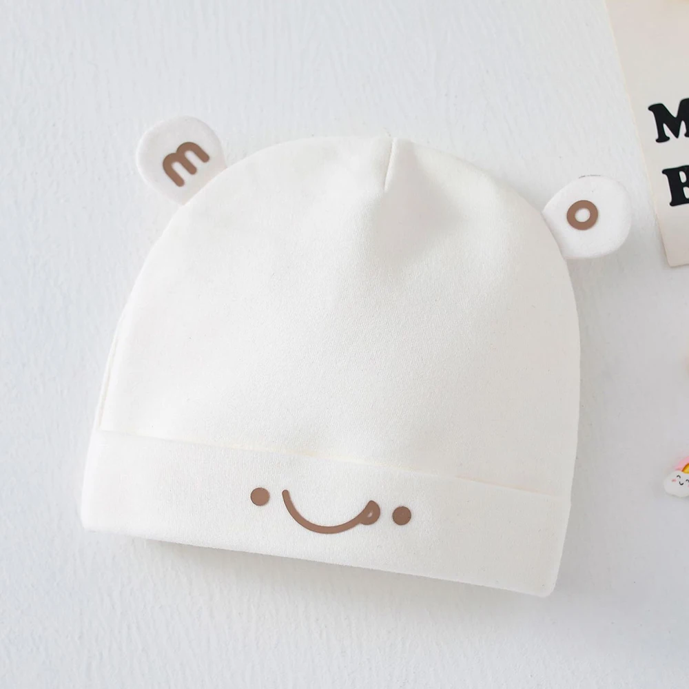 Baby Hat Newborn Cotton Cute Animal Print Spring Autumn 0-3 Months Baby Girl Boy Caps Hospital Baby Bonnet High Quality