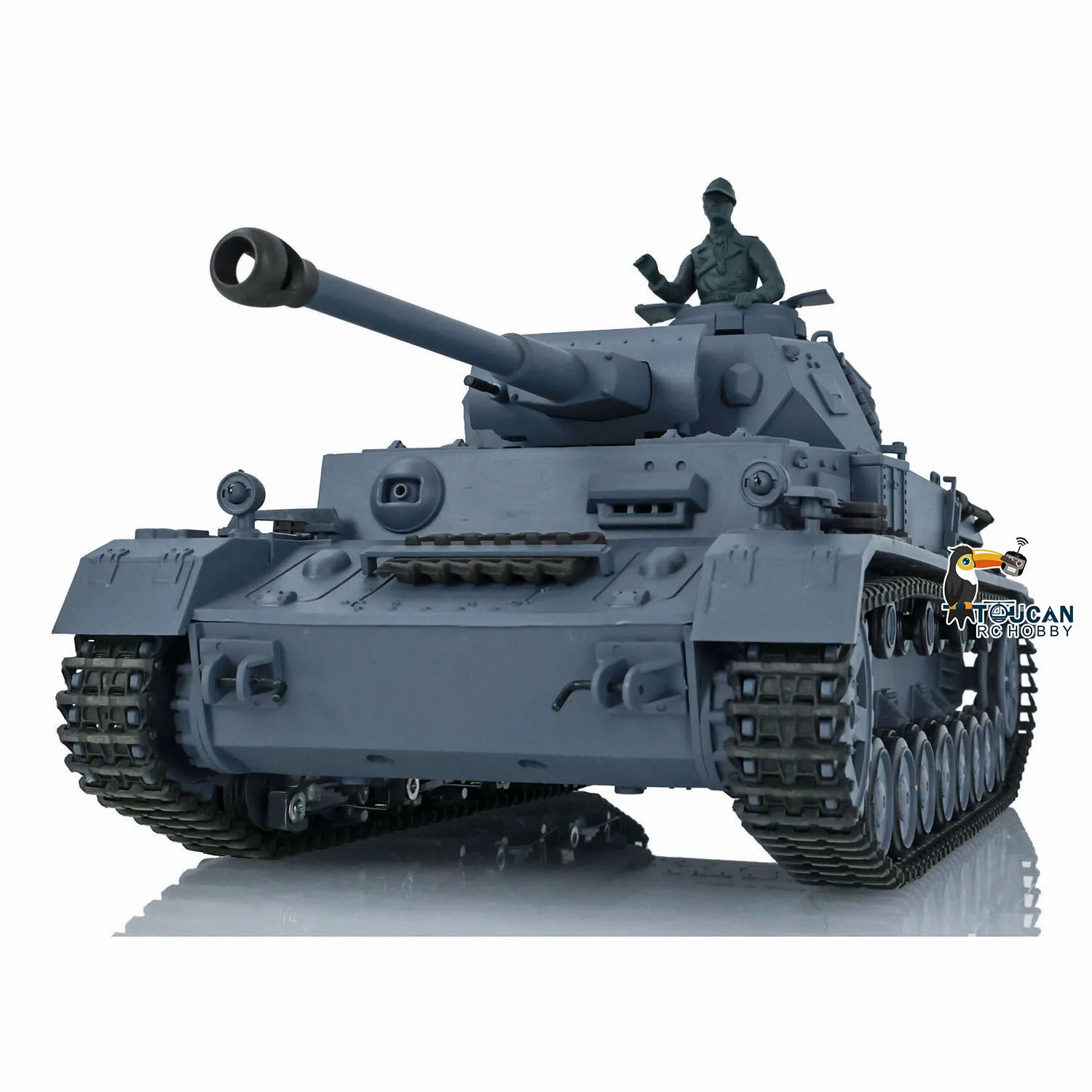

Boys Toys 2.4G HENG LONG 1/16 Scale 7.0 Plastic German Panzer IV F2 RTR RC Tank Model 3859 TH17395-SMT4